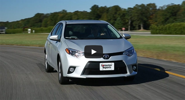  New 2014 Toyota Corolla Gets Positive Nod from Consumer Reports