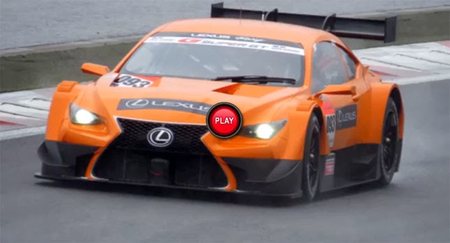  Lexus RC F Super GT500 Takes to the Track for the First Time