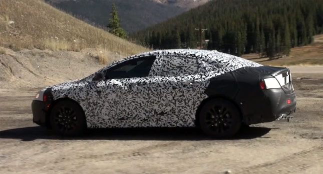  Spied: The Truly All-New 2015 Chrysler 200 Filmed on the Road