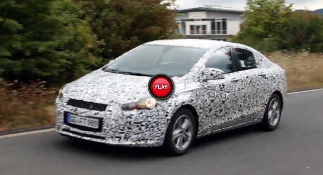  Spied: New and Sharper Looking Chevrolet Cruze Filmed on the Move