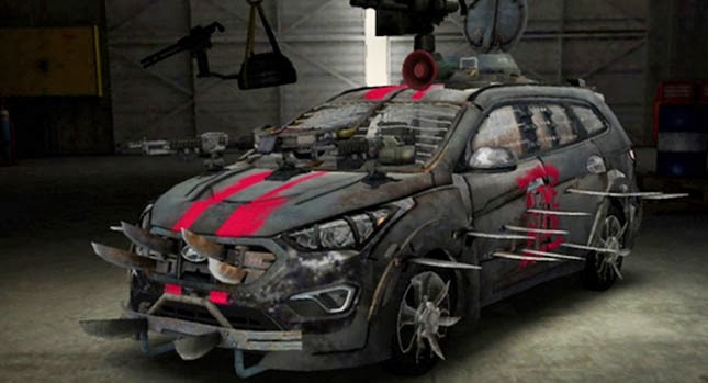  Hyundai Goes Zombie Hunting Again for The Walking Dead with Fan-Designed Santa Fe