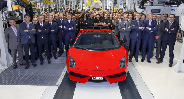  Last Lamborghini Gallardo Rolls Off the Production Line