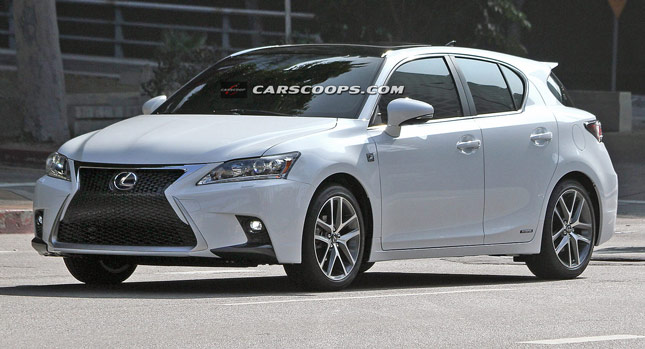  Scoop: Spindle Grille 2014 Lexus CT 200h F-Sport Caught Without Camo