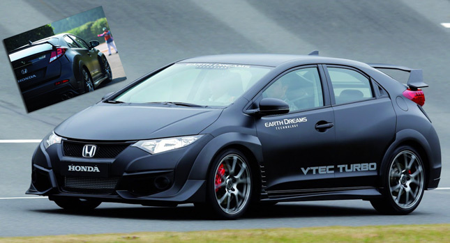  Honda Unveils Near Production 2015 Civic Type R VTEC Turbo [36 Photos & Video]