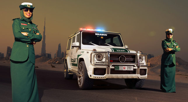  Brabus Surprises Dubai Police with B63S-700 Widestar