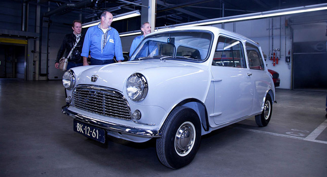  BMW Partner Restores 54-Year-Old Classic Mini to its Former New Glory