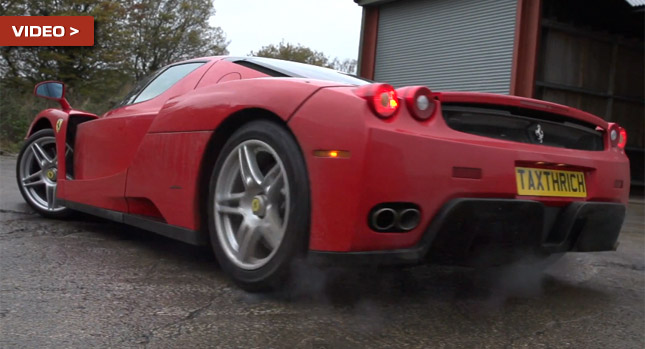  Ferrari Enzo Drifts in Slow Motion Are Simply Fascinating