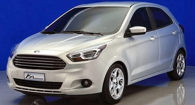  Ford Shows Stylish 2015 Ka Concept in Brazil