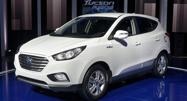  Hyundai Presents 2015 Tucson Hydrogen in LA, You Can Lease it for $499 a Month