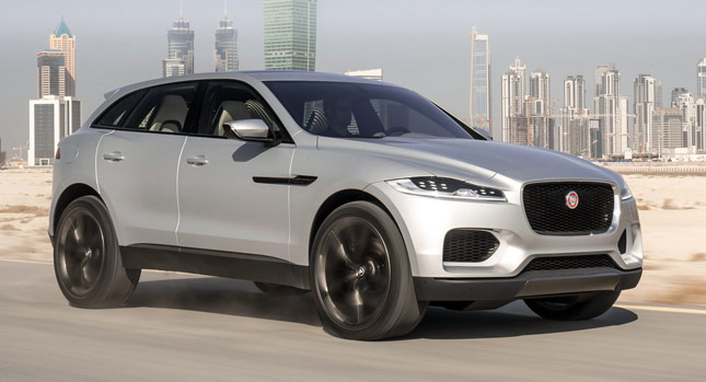  Jaguar Shows C-X17 Crossover in New Color at Dubai Motor Show, Plus First Video Review