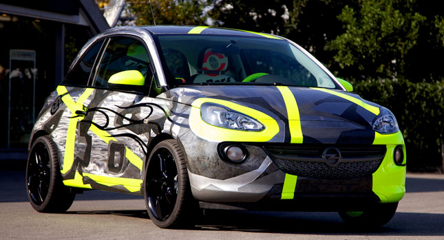  Opel Unveils Adam Customized by Valentino Rossi at EICMA