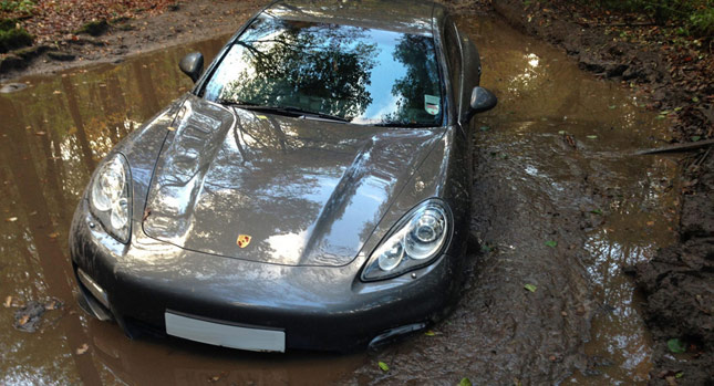  Footballer Andre Wisdom Abandons Porsche in Mud Pit after Getting Lost on His Way to a Match