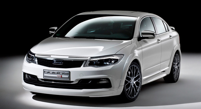  Qoros 3 Sedan Styling Accessories Concept Unveiled in Guangzhou