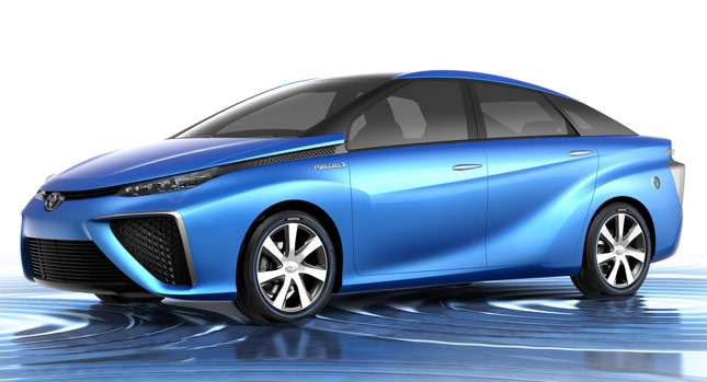  Toyota's Hydrogen Powered FCV Concept Offers a Futuristic Glimpse at 2015 Production Model