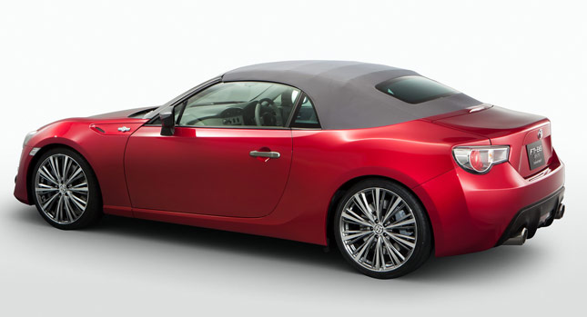  Toyota FT-86 Open Concept Wears a Red Dress for Tokyo Motor Show