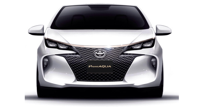  Toyota's Aqua Team Hybrid Force Gains New Member, the Premi, Based on Prius C