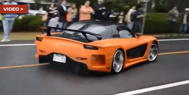  Fast&Furious Mazda RX-7 VeilSide FD3S Crashes Into Crowd in Japan Taking Down 5 People