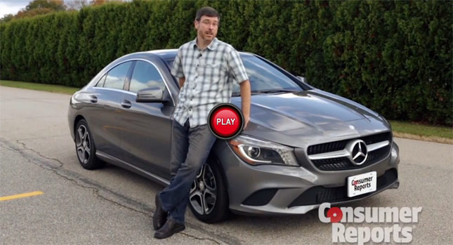  Consumer Reports Says Mercedes CLA Has the Looks, but Falls Short on Substance