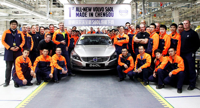  Volvo Starts Production of the S60L in China Ahead of the Car’s Debut on November 21