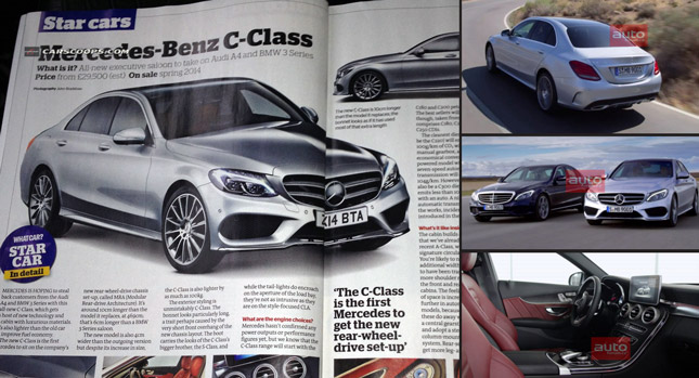  2015 Mercedes-Benz C-Class Reveals Itself in Magazine and Video Scans