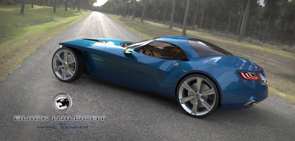 Buick Wildcat Design Concept Wants To Take On the BMW Z4 and Jaguar F
