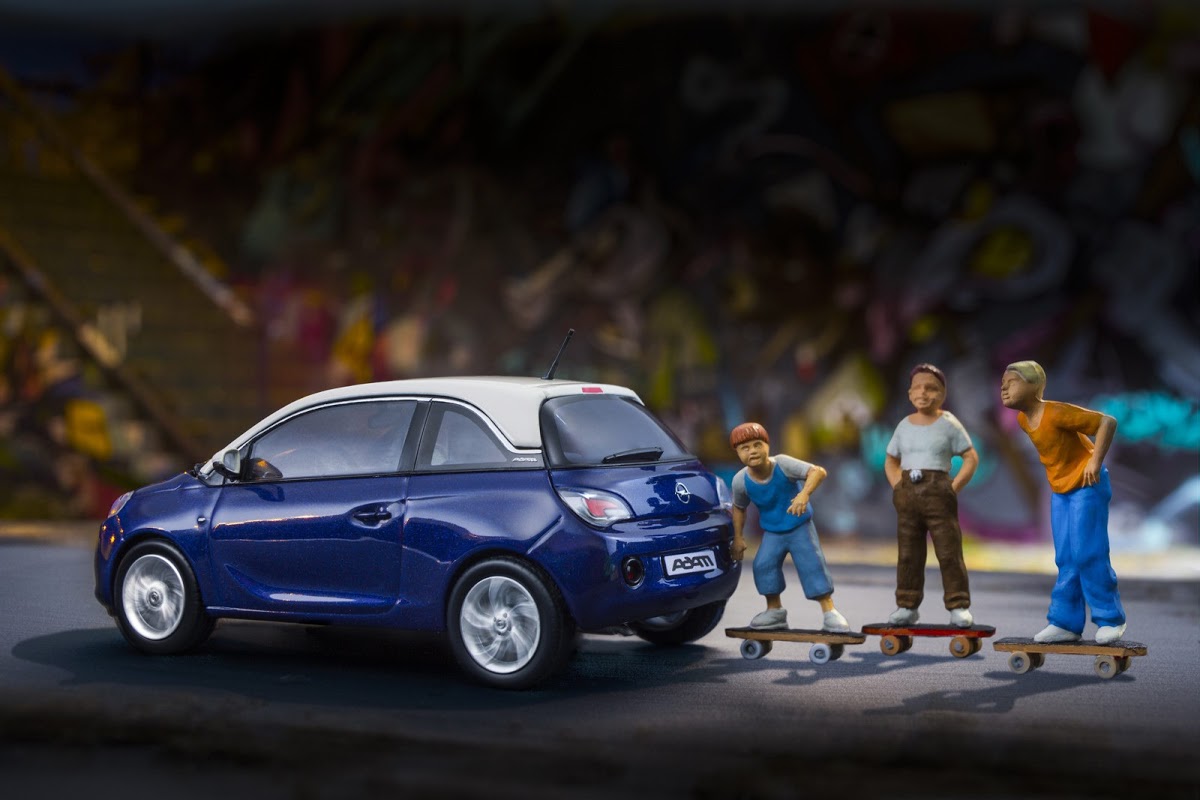 Opel Gets Playful with 2014 Adam, Showcases New Colors with Toy Models