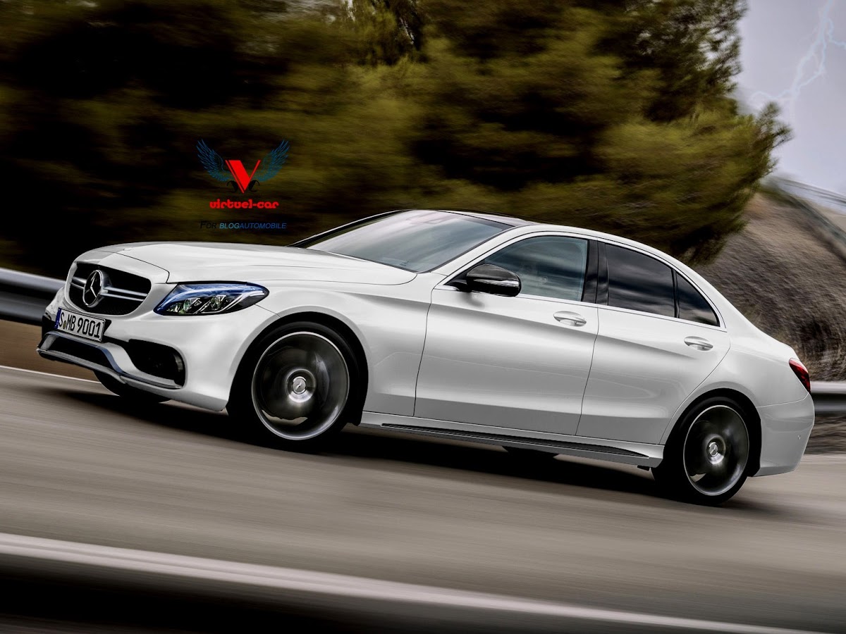 15 Mercedes Benz C63 Amg Sedan With 4 0l Bi Turbo V8 Rendered Carscoops