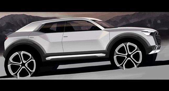  Audi Officially Confirms Q1 Small Crossover for 2016, Shows Concept Teaser