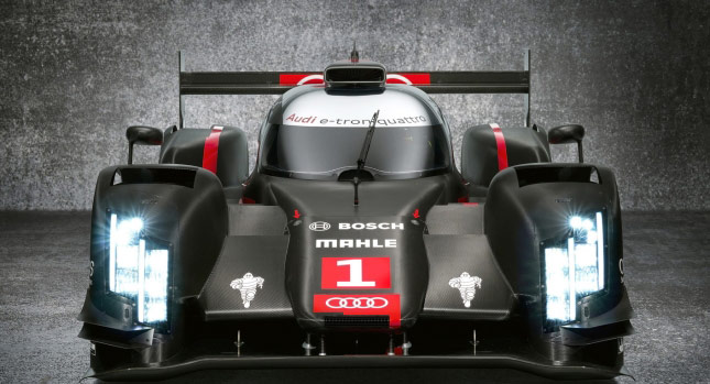  Audi Reveals 2014 R18 Racing Car, Now with Laser Headlights
