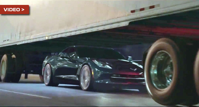 Corvette Stingray Escapes an Alien Ship in New Ad [+22 New C7 Photos]