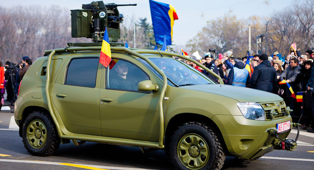Bulletproof Dacia Duster Army Vehicle Is a Budget Humvee-Wannabe