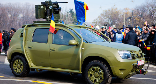  Bulletproof Dacia Duster Army Vehicle Is a Budget Humvee-Wannabe