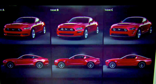  The Three Final Design Proposals for 2015 Mustang; See Anything You Like?