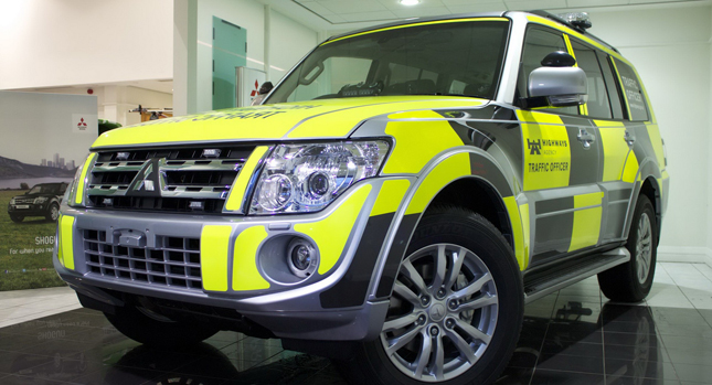  Specialist Mitsubishi Shogun SUVs for UK's Highway Agency