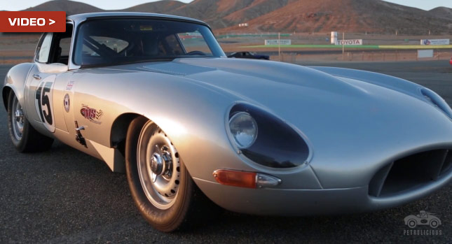  Race-Tuned Jaguar E-Type Lightweight Recreation is a True Dream Machine