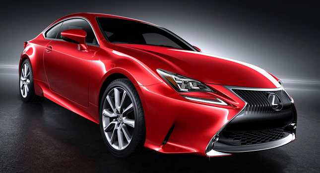 Lexus will Launch RC Coupe with a New Four Base Coat Red Paint