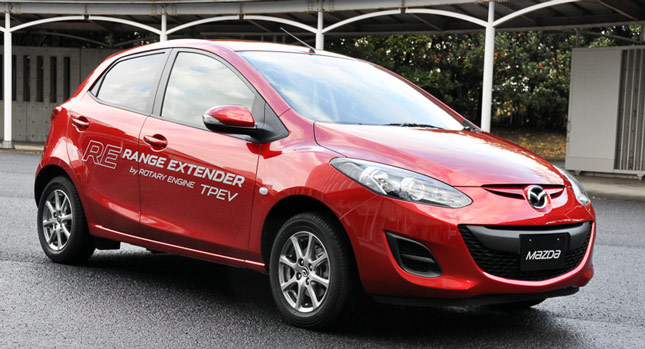  New Mazda2 Range Extender Prototype Leaves Hope for Rotary Engine