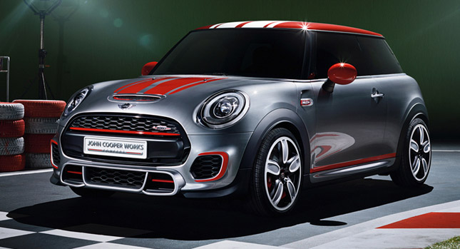 New Mini Hatch Shows Hotter Side with Detroit-Bound JCW Concept | Carscoops