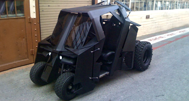  Golf Cart-Based Tumbler Batmobile Looks Legit