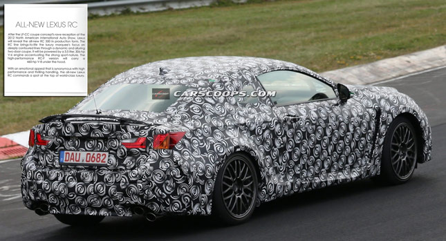  Leaked Invitation Confirms 460HP V8 Engine for the Lexus RC-F Coupe