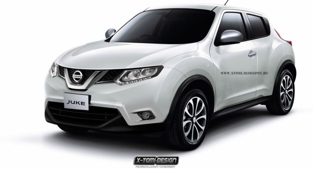  Fantasy Rendering Gives the Juke the new Nissan Face