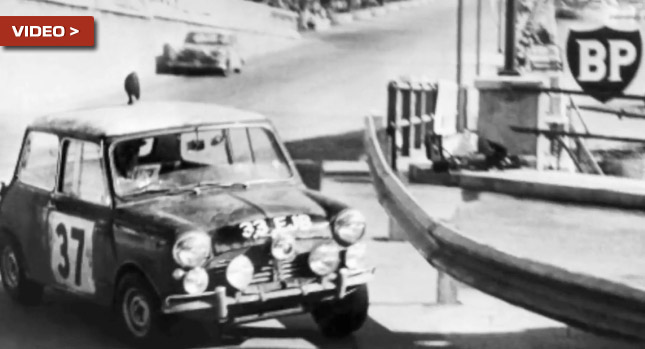  A Reenactment of Paddy Hopkirk's 1964 Monte Carlo Rally Win in a Mini