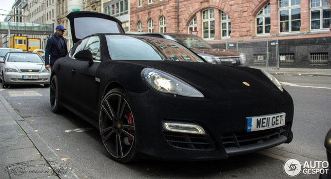  Velvet-Wrapped Porsche Panamera GTS Feels Oh So Cuddly and Soft