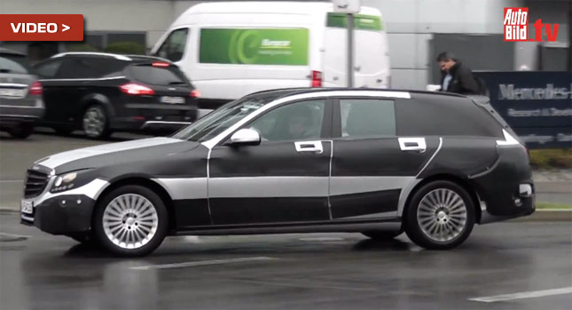  Spied: New Mercedes-Benz C-Class Filmed in Estate Form