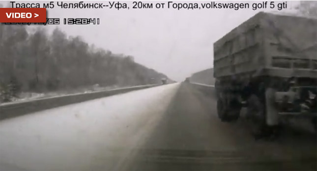  Trucker Loses Loaded Trailer, Driver Almost Loses His Pants…
