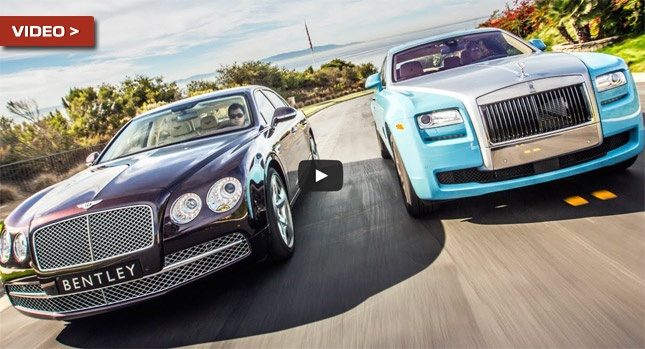  MT Gets Creative with Bentley Flying Spur vs. Rolls Royce Ghost