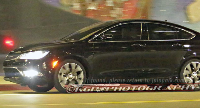  Spies Snag New 2015 Chrysler 200 Sedan Undisguised