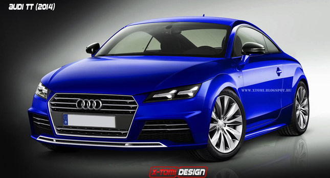  2015 Audi TT Coupe Rendered with Details from Allroad Shooting Brake Concept