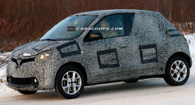  Scoop: Renault Warms Up Rear-Wheel Drive 2015 Twingo on the Snow