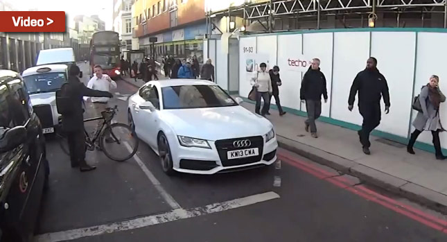  Audi Driver Punches Cyclist After Being Cussed at for Being on Bike Lane [NSFW]